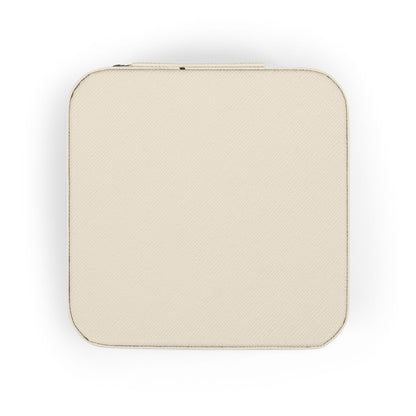Beige pouch on a white background