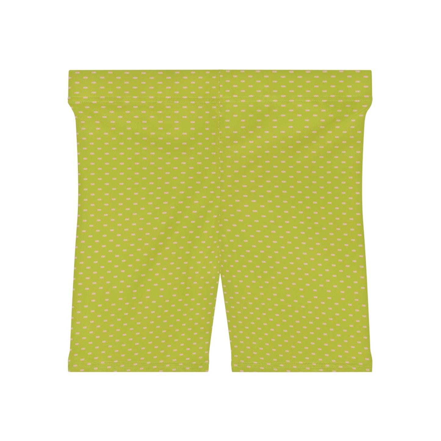 High-waisted women’s biker shorts with stretchy fit and mid-thigh length

