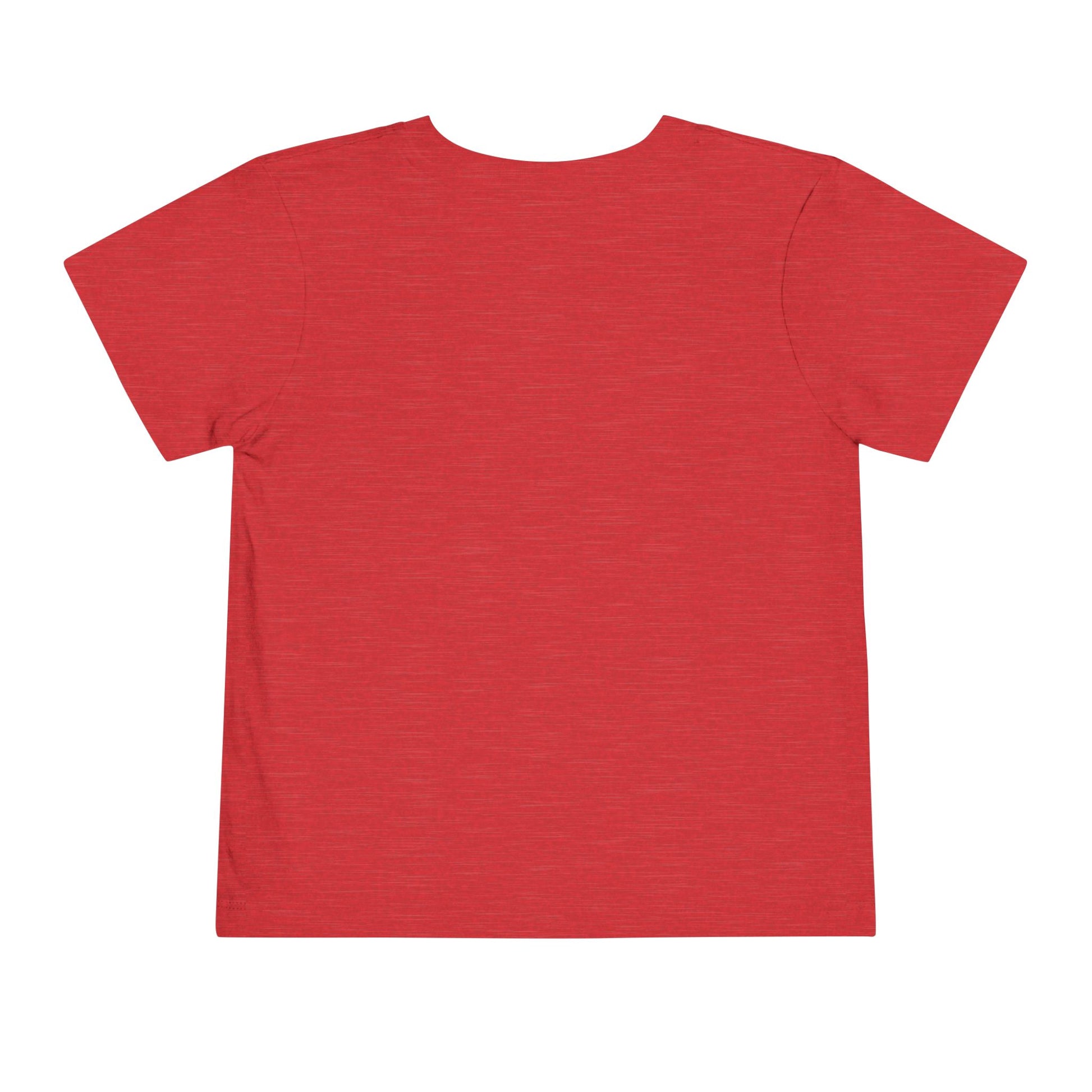 Throwback Kid retro t-shirt back view with clean solid background and primary color design theme