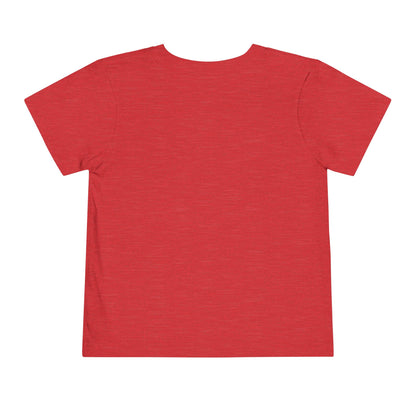 Throwback Kid retro t-shirt back view with clean solid background and primary color design theme