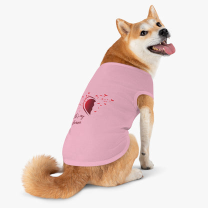 Pet Tank Top Half Heart Design | Matching Pet & Owner Outfit