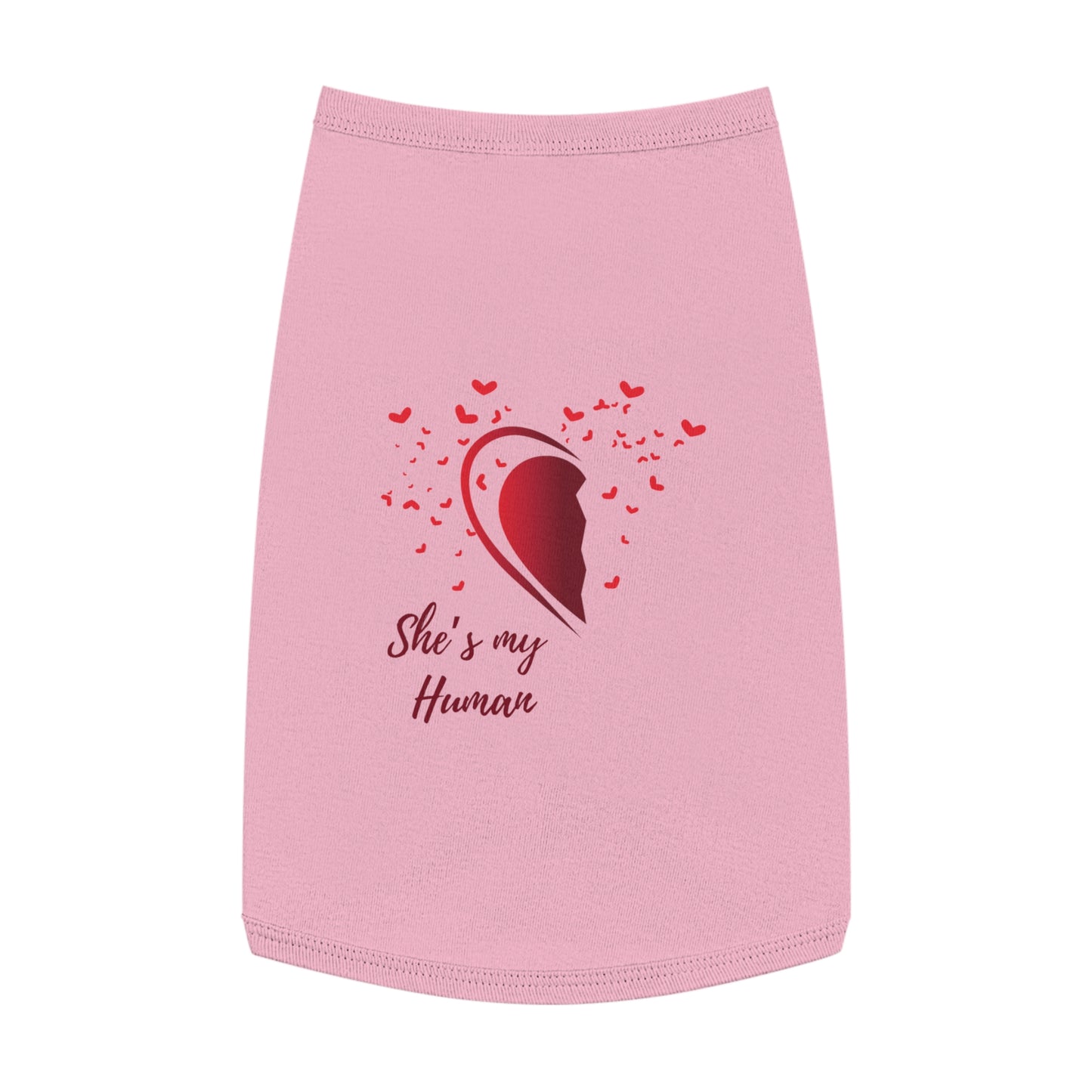 Pet Tank Top Half Heart Design | Matching Pet & Owner Outfit