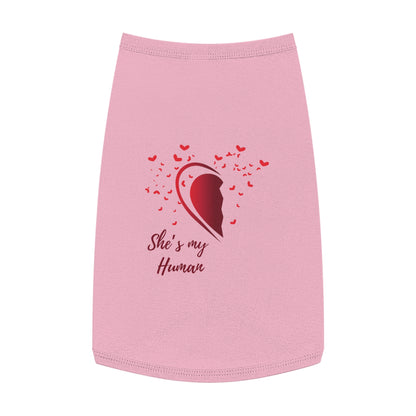 Pet Tank Top Half Heart Design | Matching Pet & Owner Outfit