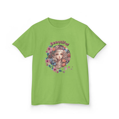 "Beautiful Girl Graphic – Kids Heavy Cotton Tee"