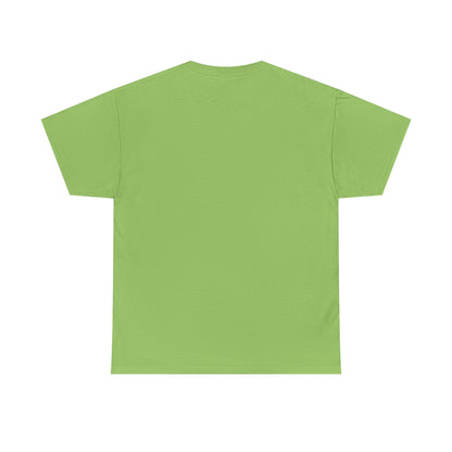 Plain back view of unisex cotton tee