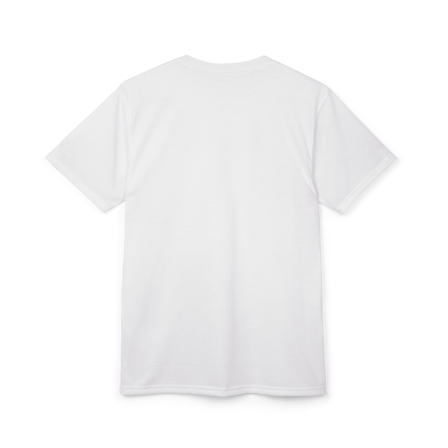 White t-shirt on a white background
