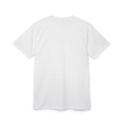 White t-shirt on a white background