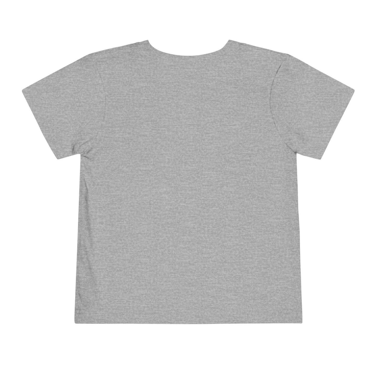 Throwback Kid retro t-shirt back view with clean solid background and primary color design theme
