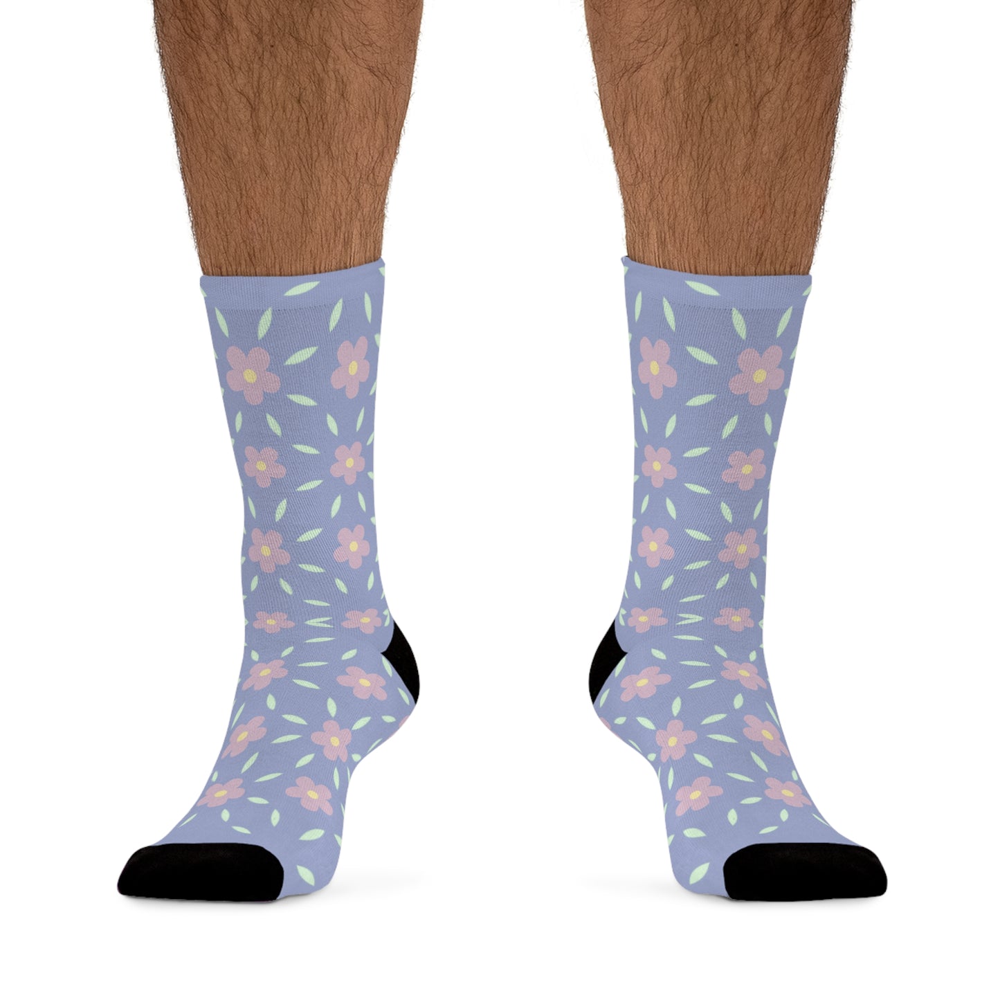 Floral Recycled Poly Socks – Soft, Sustainable & Stylish