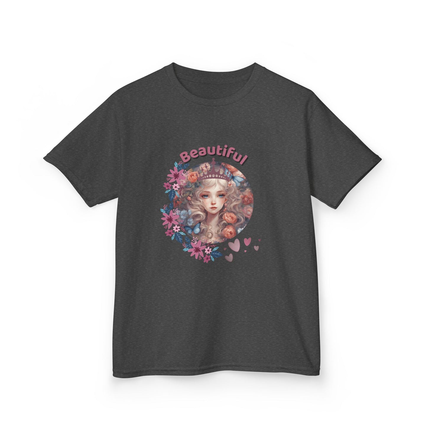 "Beautiful Girl Graphic – Kids Heavy Cotton Tee"