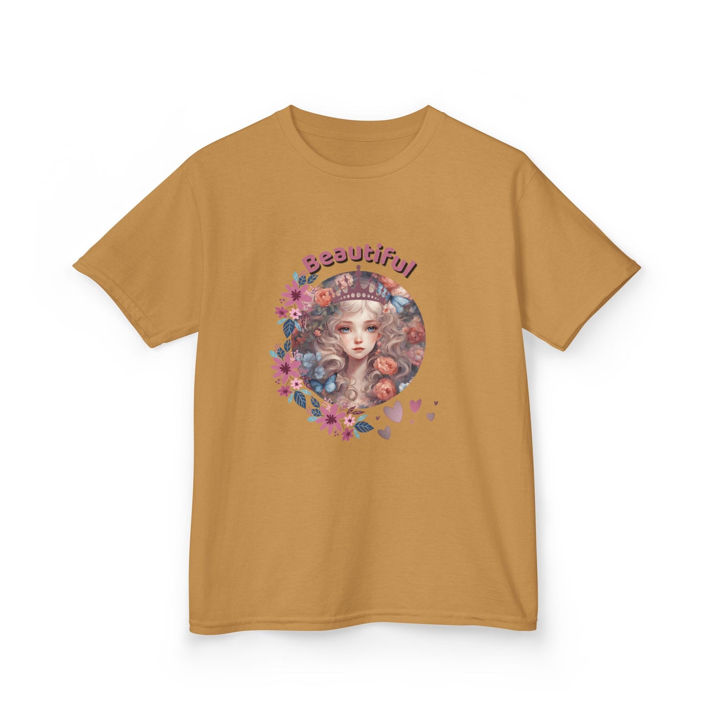 "Beautiful Girl Graphic – Kids Heavy Cotton Tee"