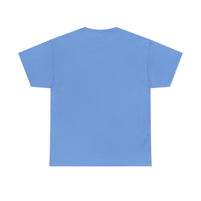 carolina blue t-shirt with no design on a white background