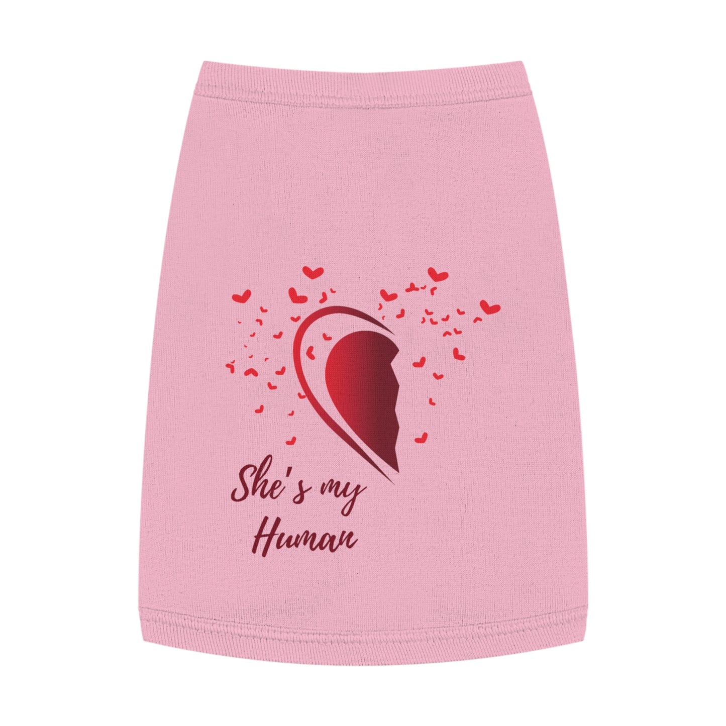 Pet Tank Top Half Heart Design | Matching Pet & Owner Outfit