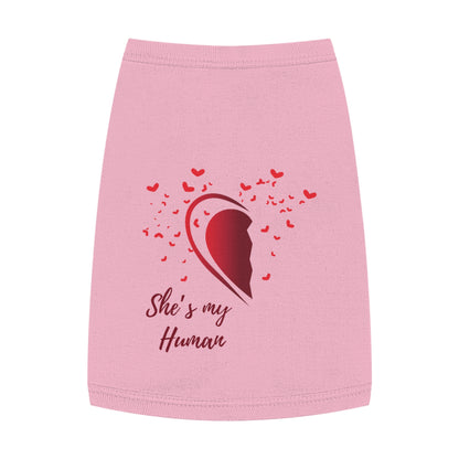 Pet Tank Top Half Heart Design | Matching Pet & Owner Outfit