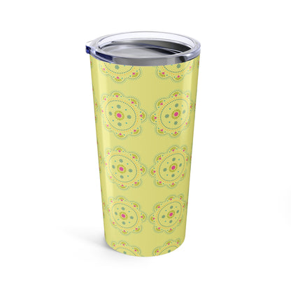 Mandala Geometric Pattern Stainless Steel Tumbler