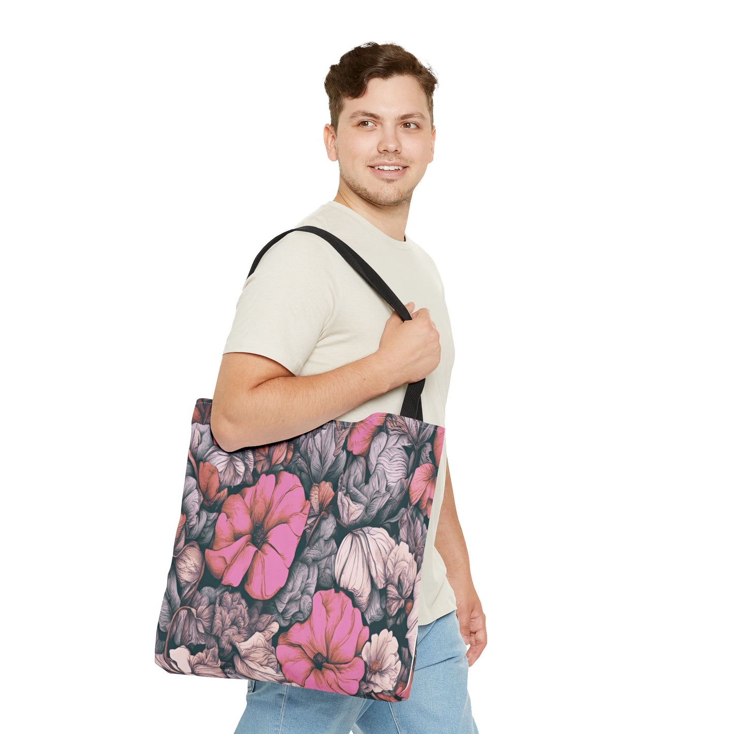 Floral Print Tote Bag – Stylish & Eco-Friendly Everyday Bag