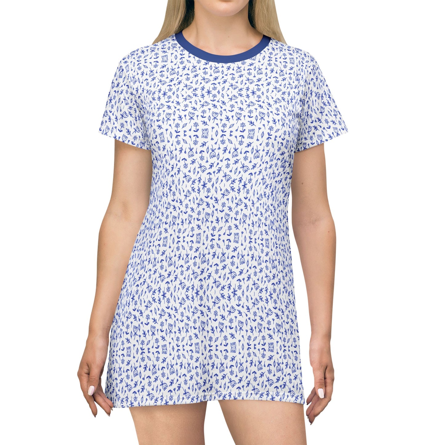 Floral T-Shirt Dress – Soft, Casual & Feminine Fit