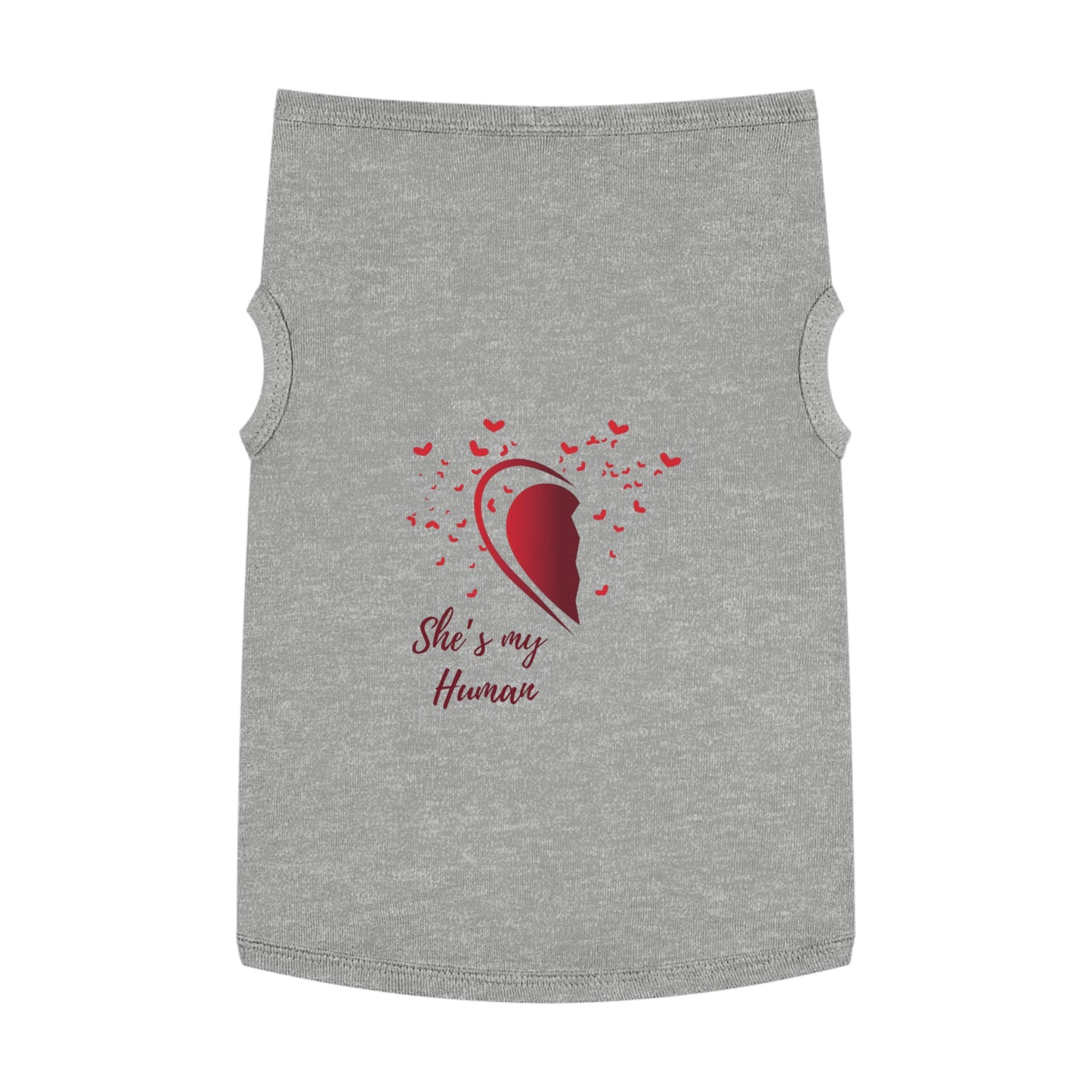 Pet Tank Top Half Heart Design | Matching Pet & Owner Outfit