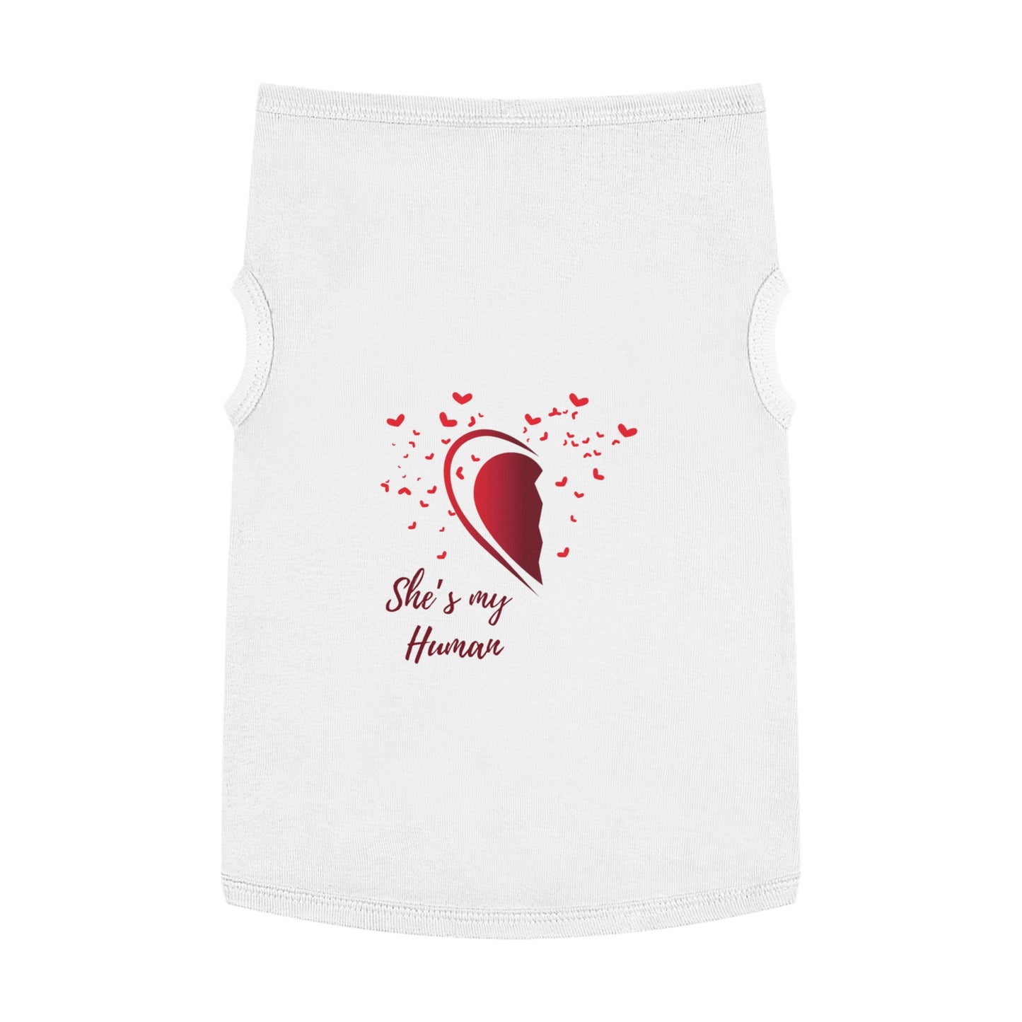 Pet Tank Top Half Heart Design | Matching Pet & Owner Outfit