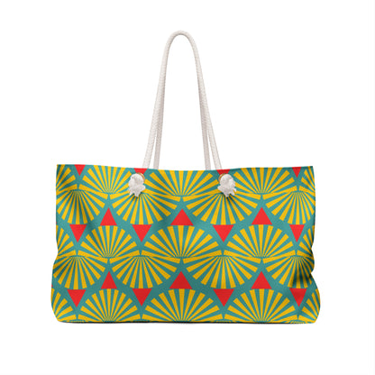 Stylish & Vibrant Print Weekender Bag – Bold & Stylish Travel Companiong