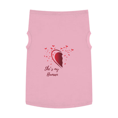 Pet Tank Top Half Heart Design | Matching Pet & Owner Outfit