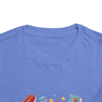 Throwback Kid Retro Design | Primary Color 90s Nostalgia Style