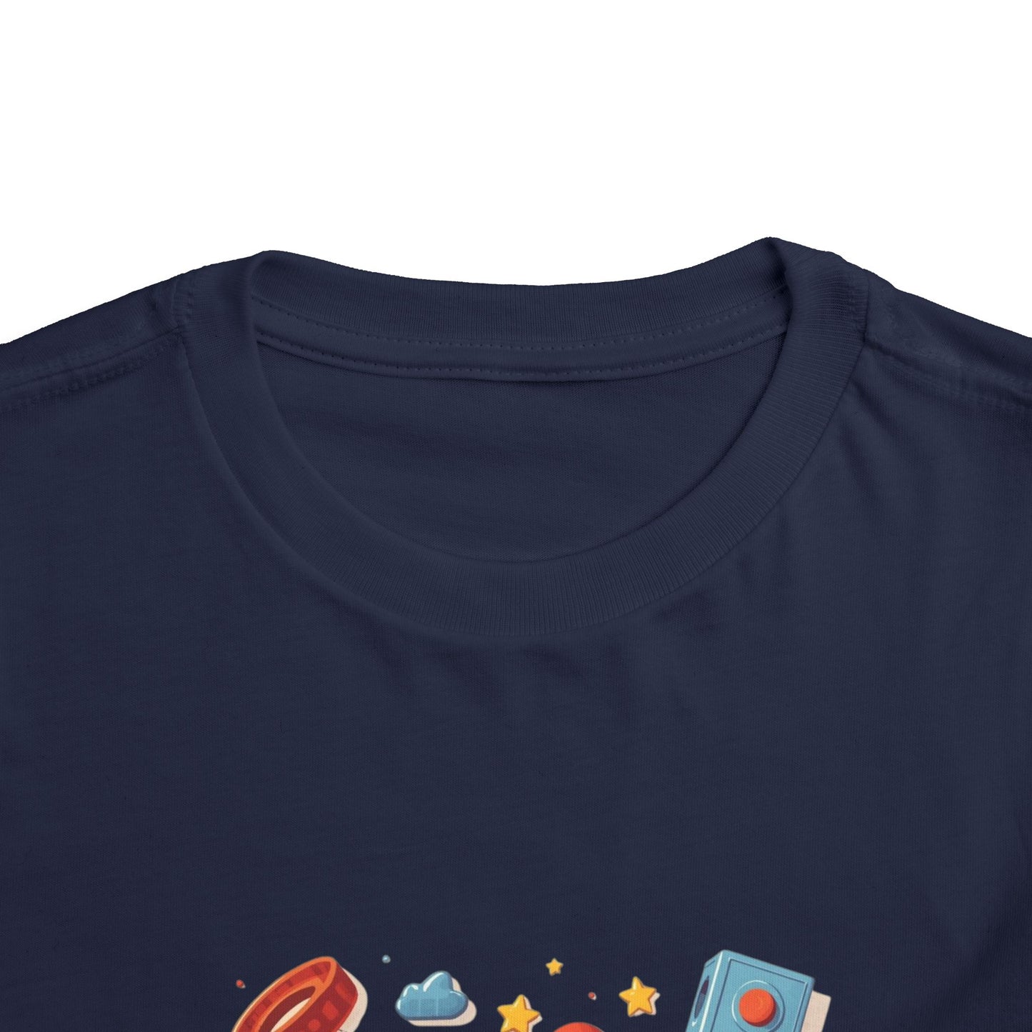 Throwback Kid Retro Design | Primary Color 90s Nostalgia Style