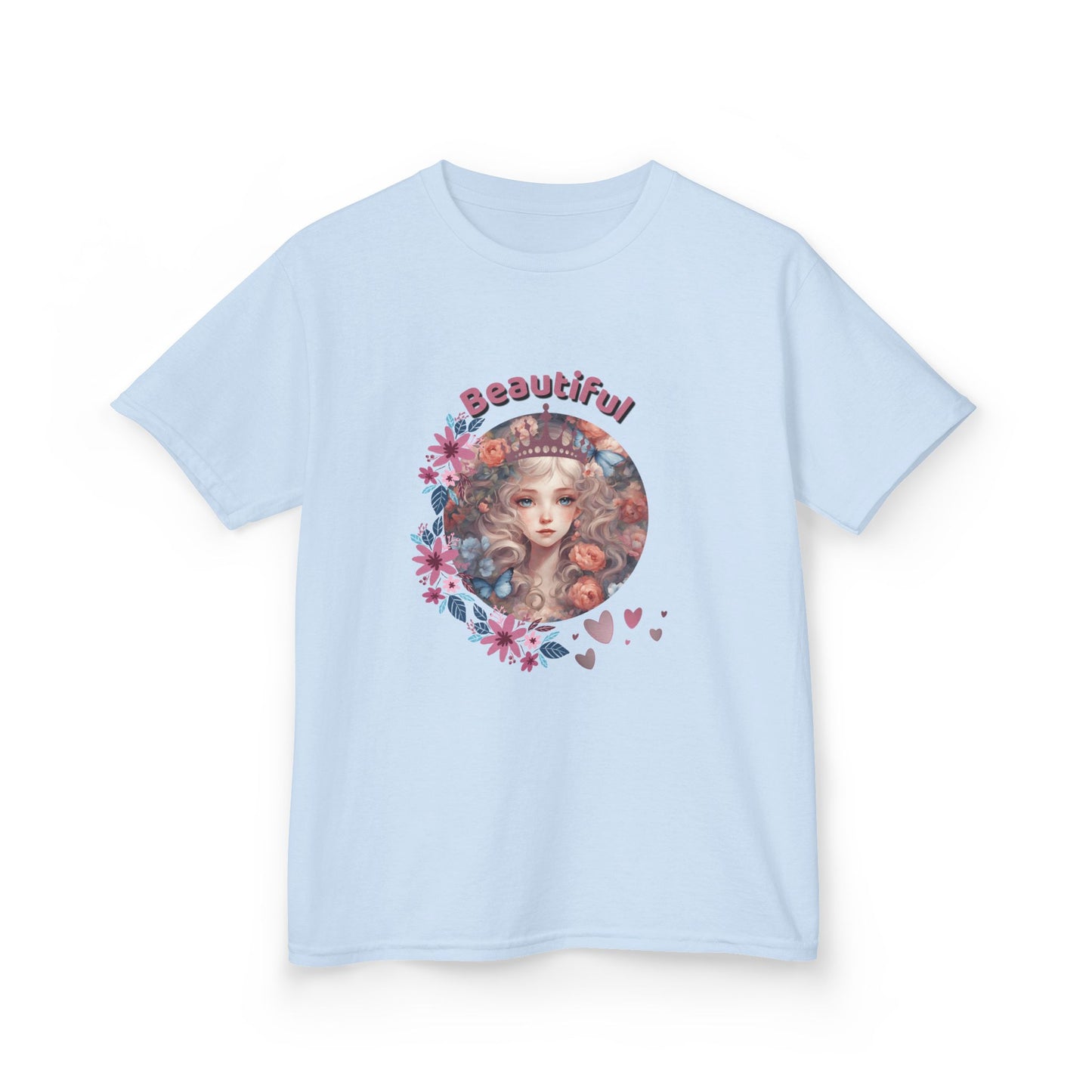 "Beautiful Girl Graphic – Kids Heavy Cotton Tee"