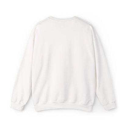 White sweatshirt on a light gray background