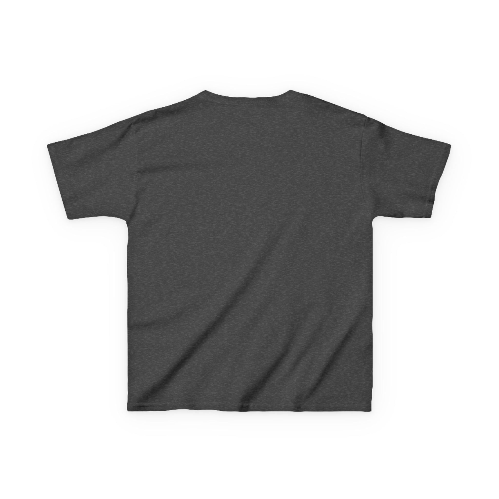 Plain black t-shirt on a white background
