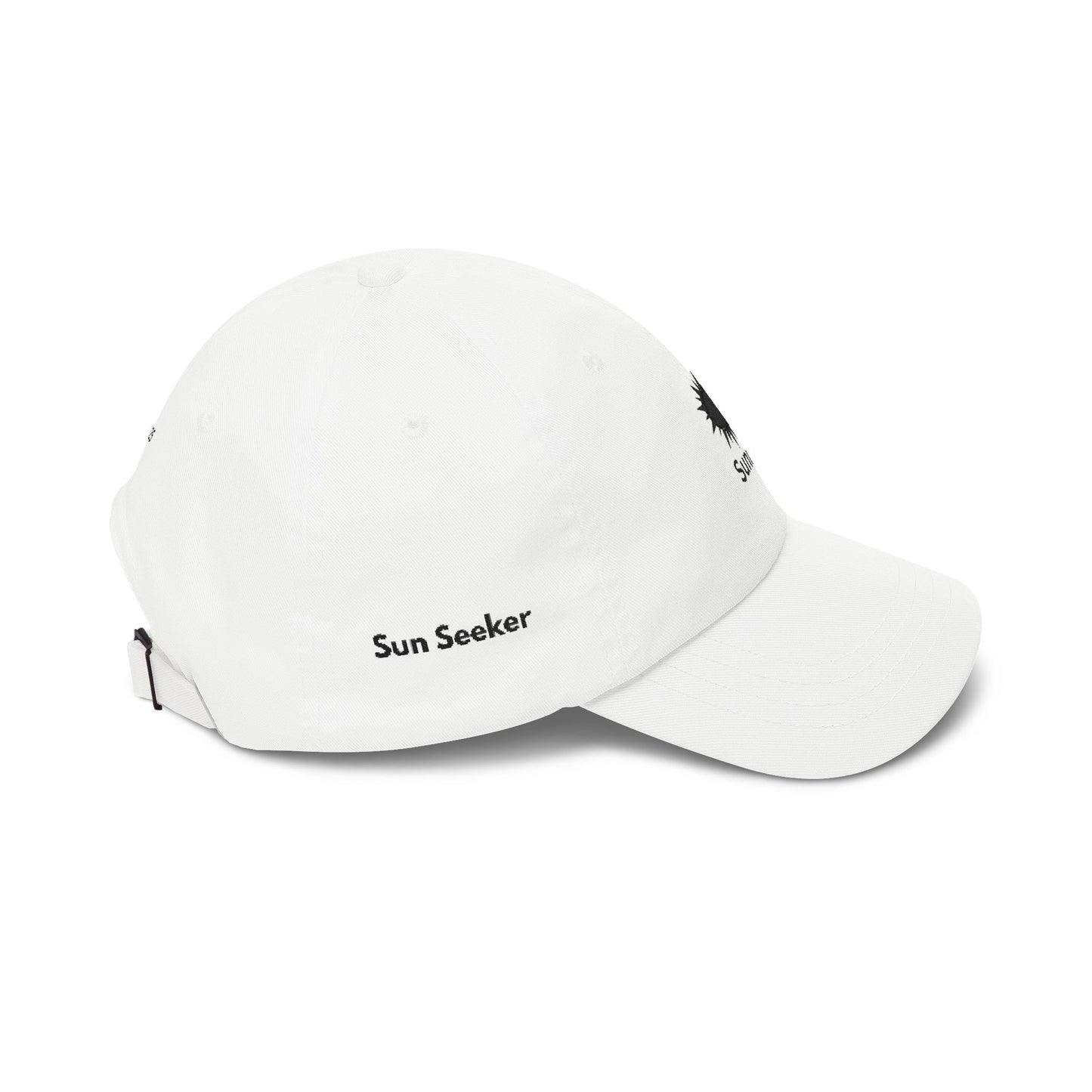 Minimal Sun Dad Hat, Embroidered Dad Cap, Aesthetic Baseball Cap, Custom Side Text Hat, Summer Gift, Vintage Style Cap