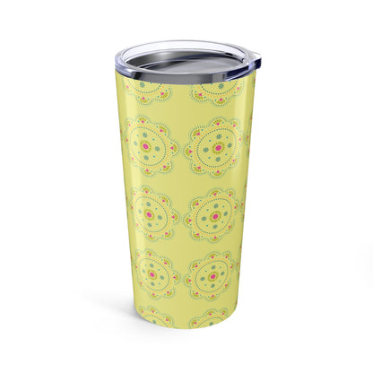 Mandala Geometric Pattern Stainless Steel Tumbler
