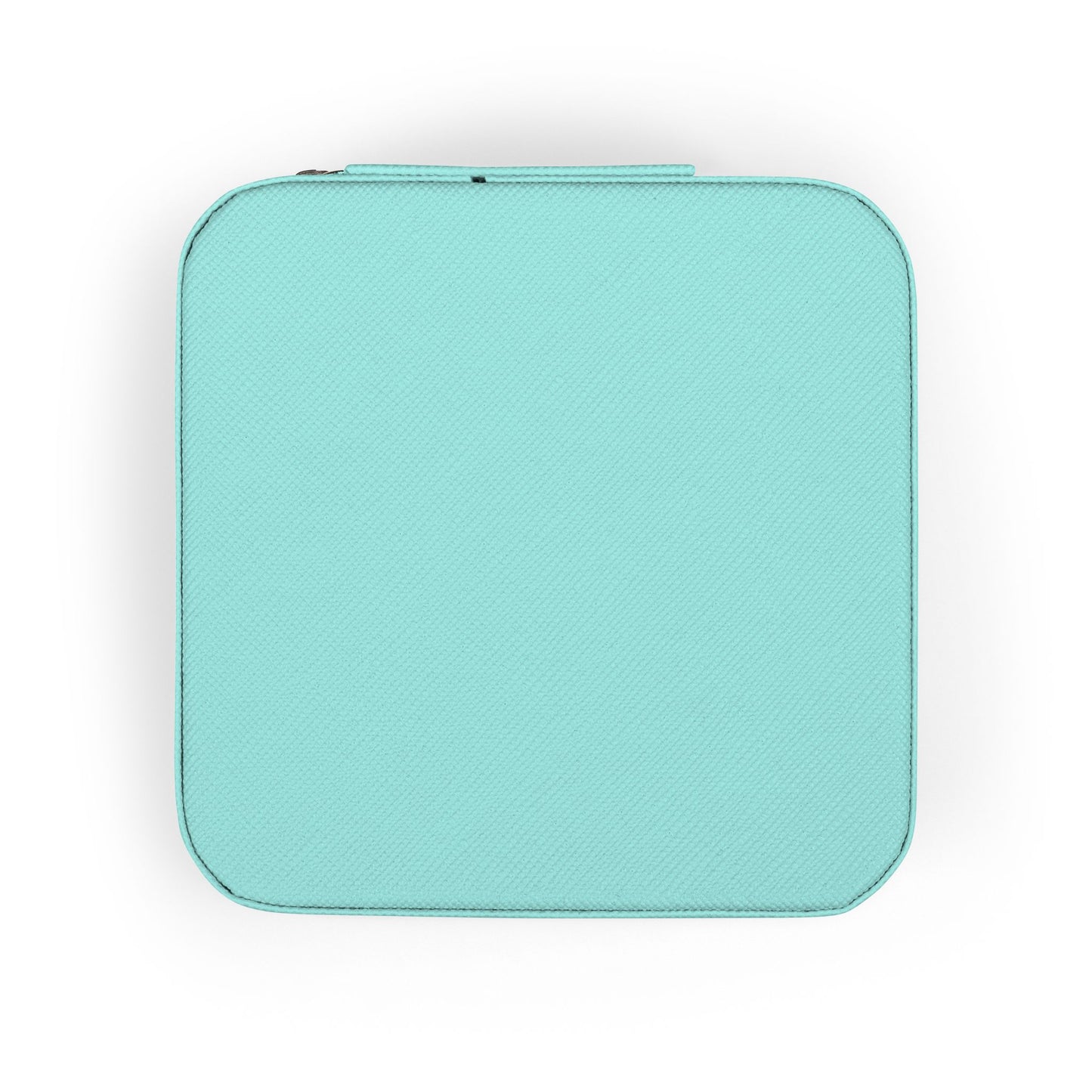Light blue pouch on a white background