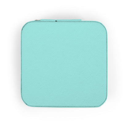 Light blue pouch on a white background
