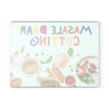 Masale Daar Cutting – Desi Style Glass Cutting Board for Spice Lovers