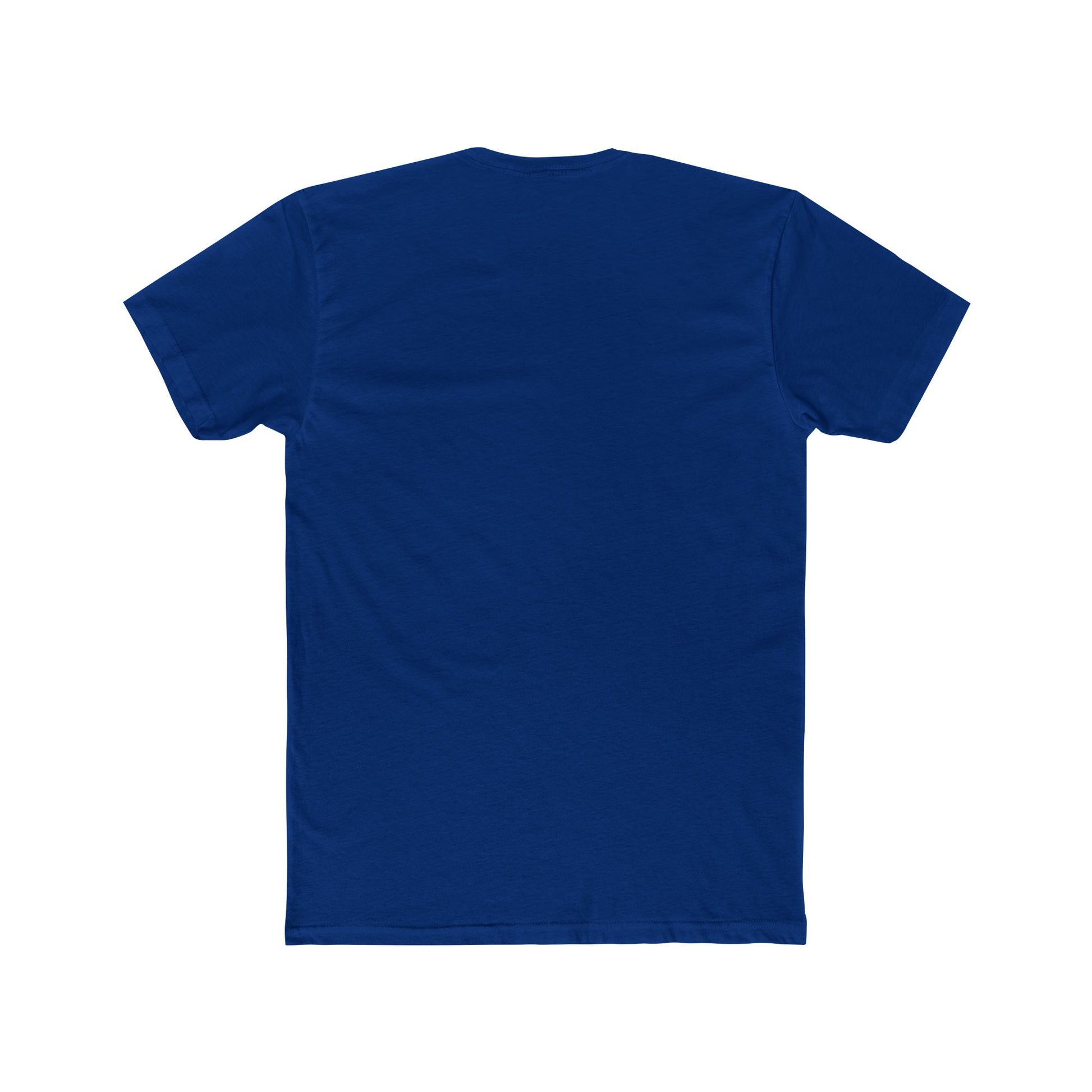 Plain back of classic fit unisex crew tee