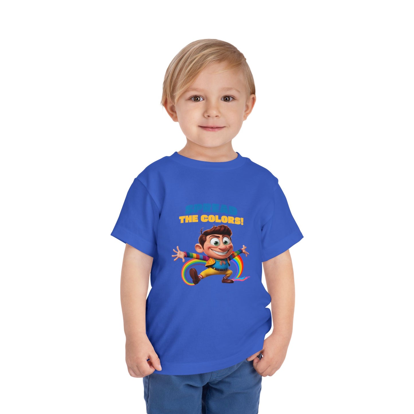 Laugh and Splash vibrant Cartoon toddler short sleeve tee- T-shirt for Kids & Youth"