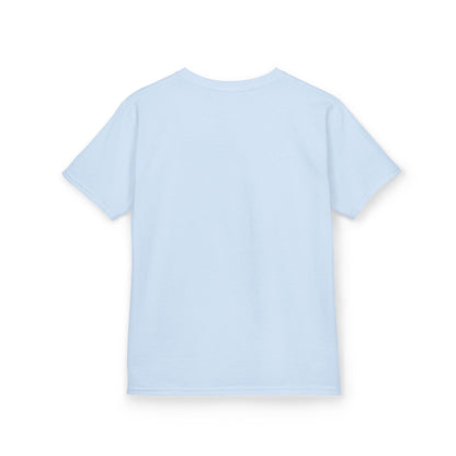 Light blue t-shirt on a white background