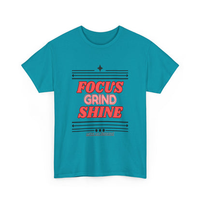 Tropical Blue t-shirt with red text and graphics on a white background