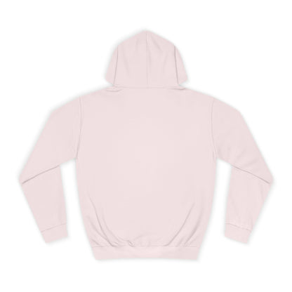 Light pink hoodie on a white background