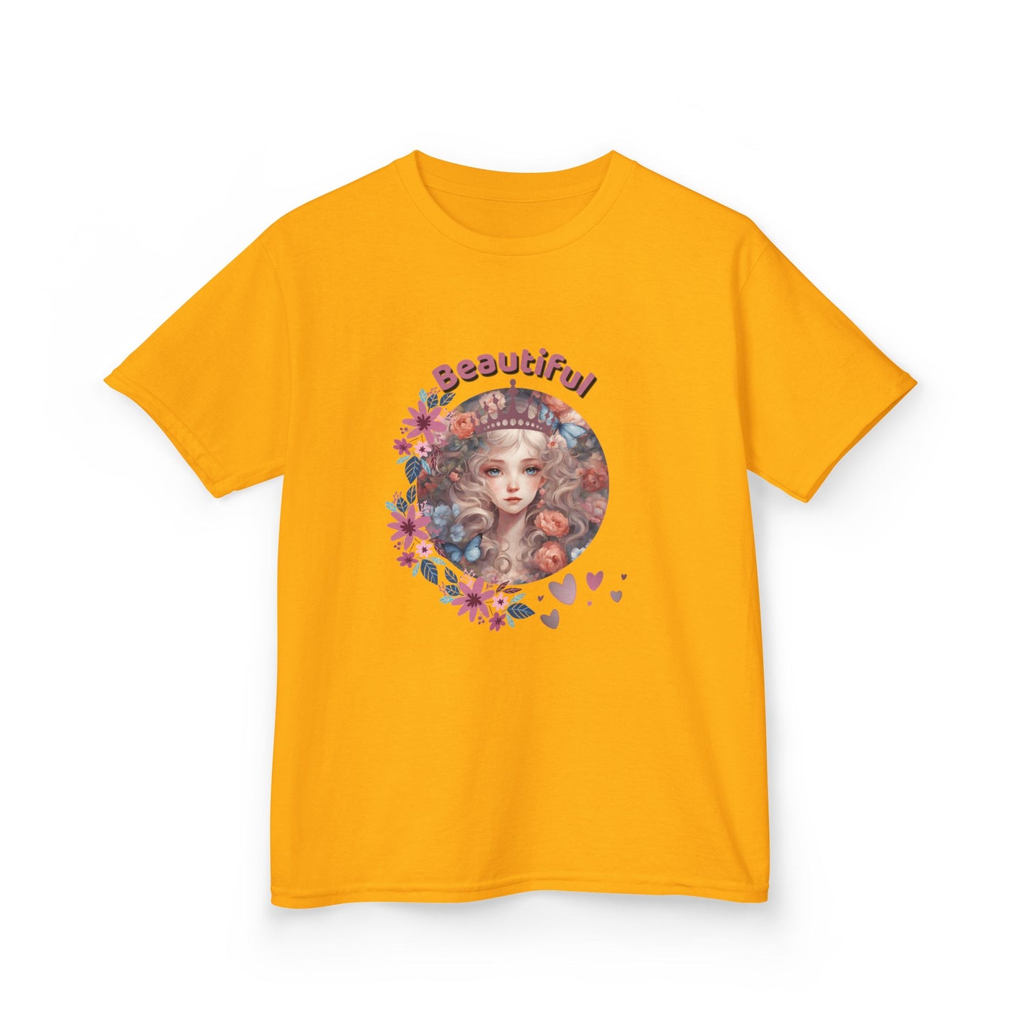 "Beautiful Girl Graphic – Kids Heavy Cotton Tee"