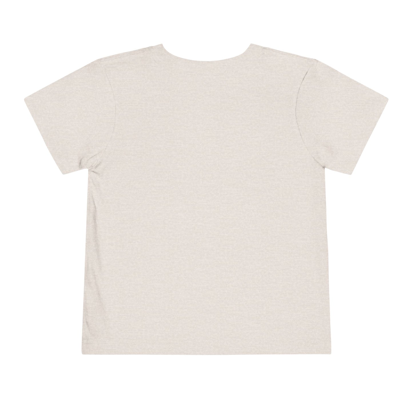 Throwback Kid retro t-shirt back view with clean solid background and primary color design theme