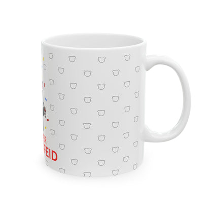 I am over koalafied-Funny koala  print Ceramic Mug, (11oz, 15oz)