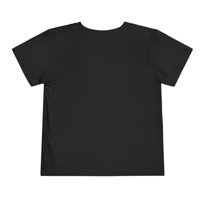 Throwback Kid retro t-shirt back view with clean solid background and primary color design theme