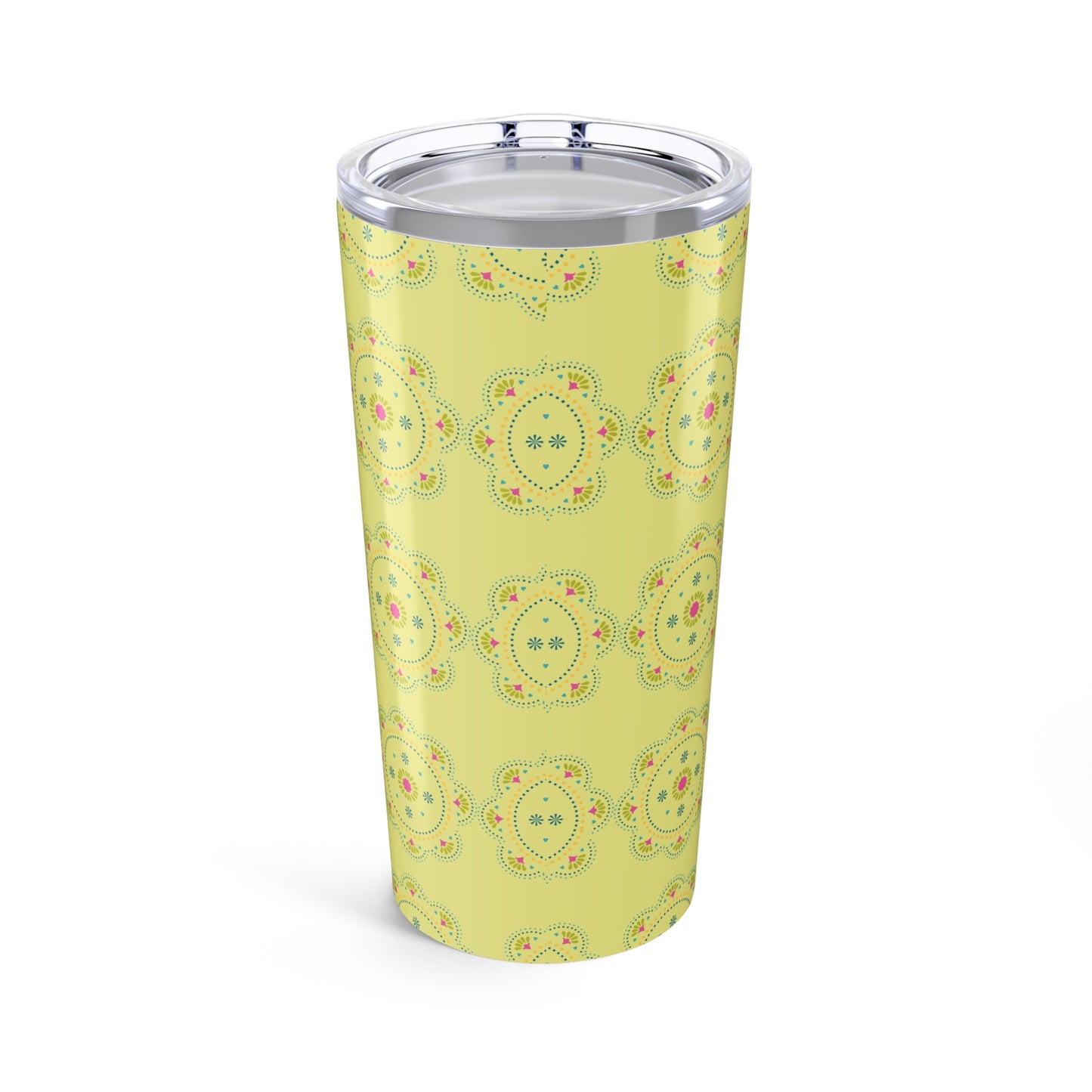 Mandala Geometric Pattern Stainless Steel Tumbler