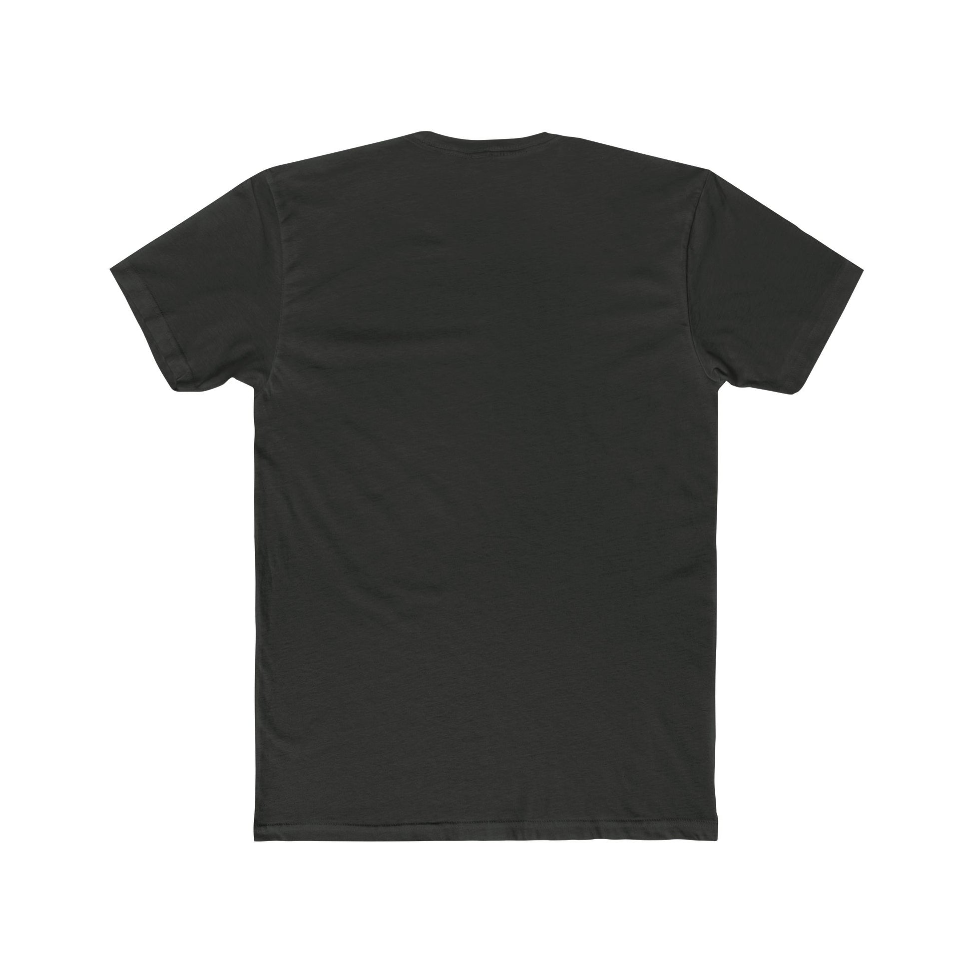 Plain back of classic fit unisex crew tee
