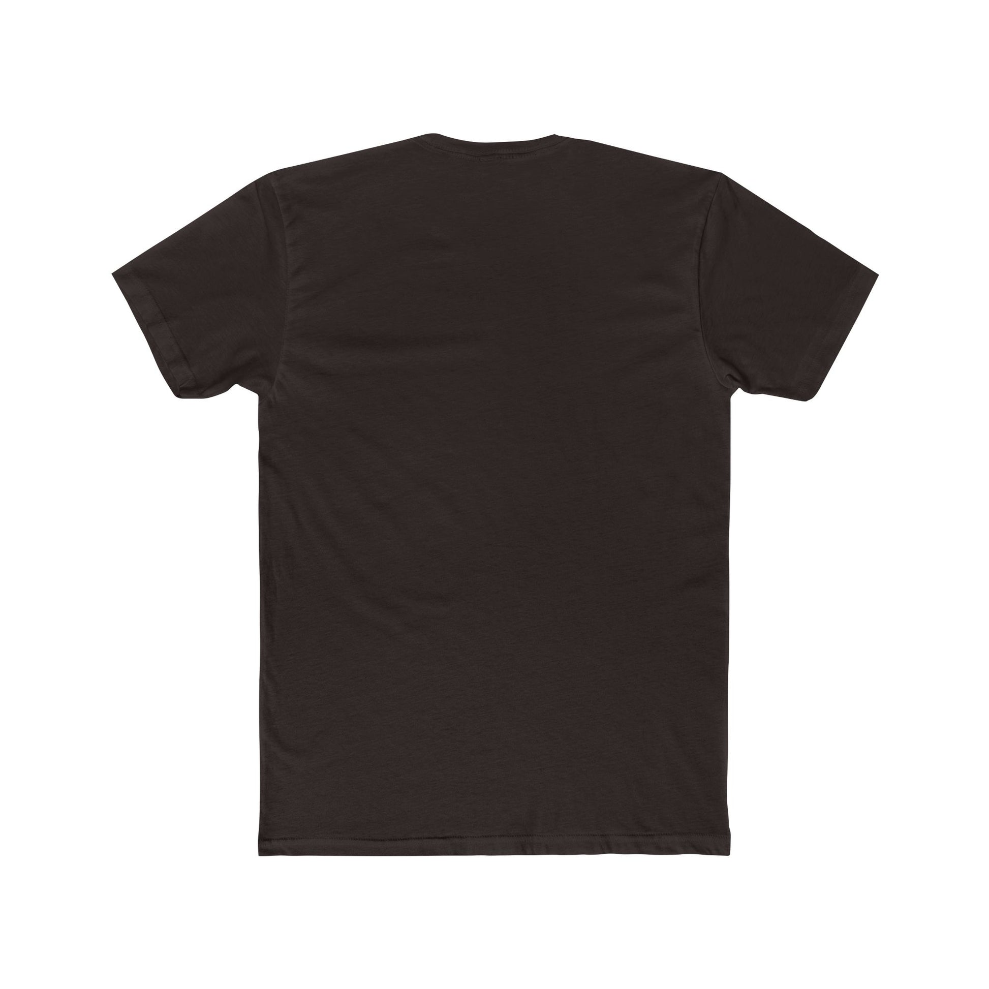 Plain back of classic fit unisex crew tee