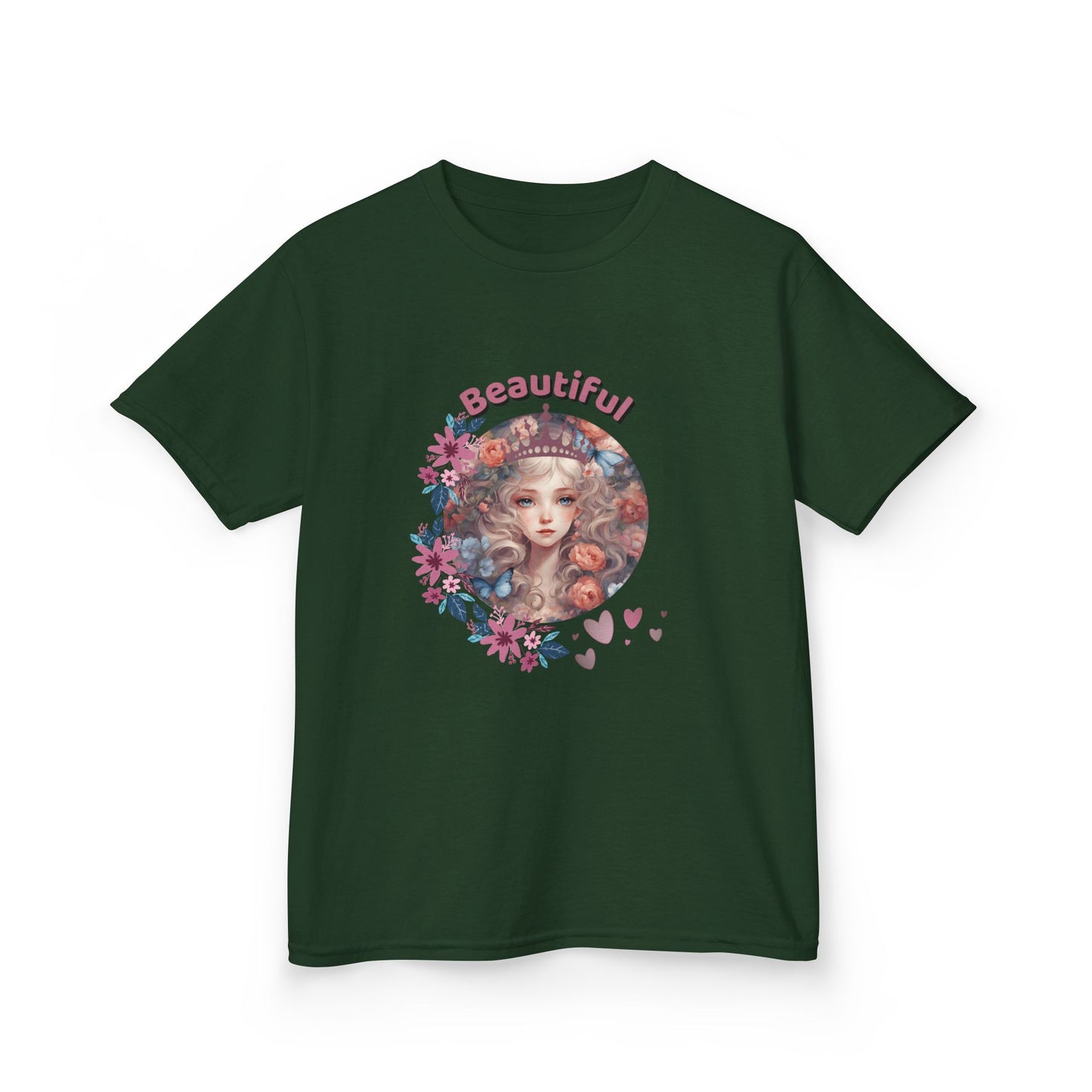 "Beautiful Girl Graphic – Kids Heavy Cotton Tee"