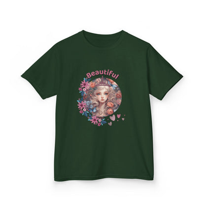 "Beautiful Girl Graphic – Kids Heavy Cotton Tee"