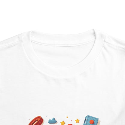 Throwback Kid Retro Design | Primary Color 90s Nostalgia Style